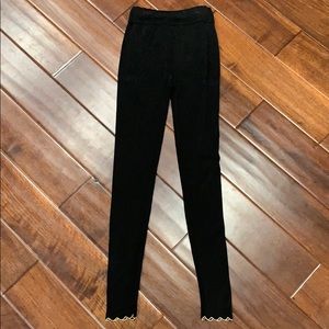 Zara Pants - Zara knit contrast hem leggings Zara Pants - Zara knit contrast hem leggings